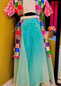 Lehenga,Jacket With Blouse Set