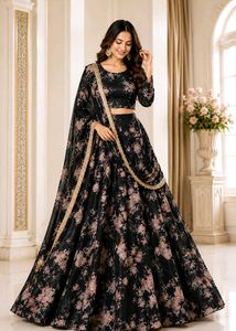Lehnga and blouse. duppata