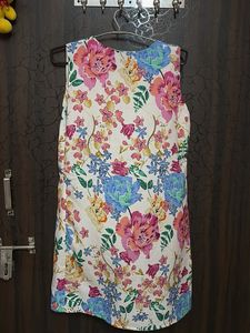 Floral Print Sleeveless Dress
