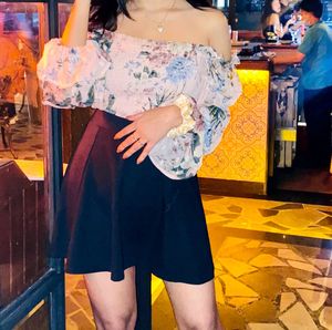 Dusty Pink Floral Top