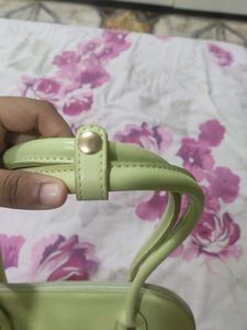 Pistachio Long Strap Bag