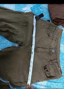 Khaki Casual Pants for Women