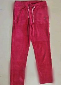 rakhi sale : Pink Velvet girl's Track Pants @ 399
