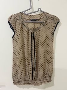 Chic Polka Dot Top