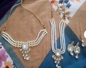 transparent beads Jewellery Set...