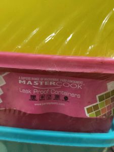Mastercook 3-Pack Colorful Leak-Proof Containers