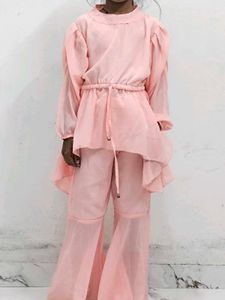 Pink Ethnic Kurta Set