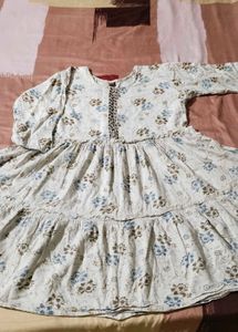 Floral Tiered short Kurta