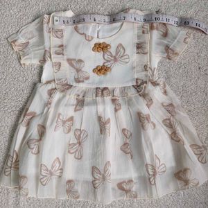 Adorable Butterfly Print Dress for Girls