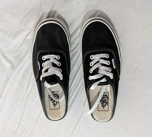 Vans Black Mules Sneakers
