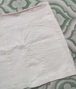 White Mini Skirt