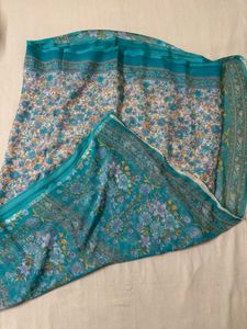 🆕Beautiful Floral Print Saree- Unused