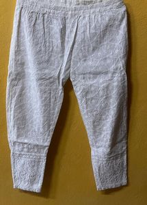 White Chikankari Kurta pant set