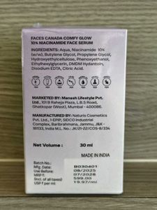 Faces Canada Comfy Glow 10% Niacinamide Face Serum