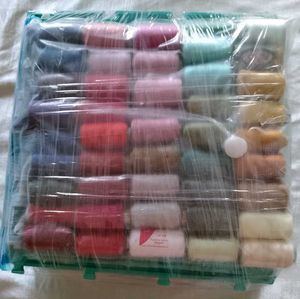Thread stand  with multiple threads set