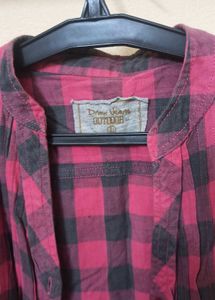 Red &amp; Black Checkered Shirt