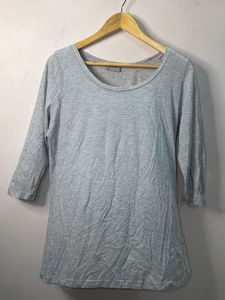 Striped 3/4 Sleeve Casual Top