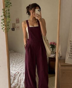 Maroon Wide Leg Jumpsuit