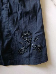 Y2k gothic White &amp; Black Corset Top