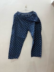Printed Blue Kurta
