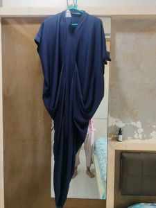 Flowy Navy Blue Dress