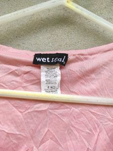 Vintage Y2k Pink Lace Ruffle Tank Top