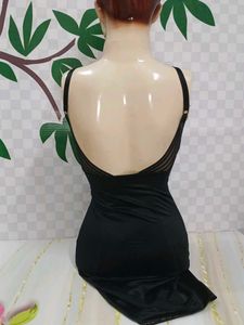 (700)Black Striped Bodysuit