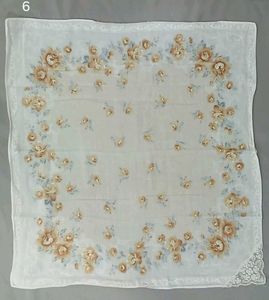 Vintage Floral Handkerchief