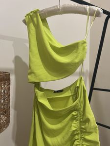 Lime Green Co-ord Set, 47 Inch Length