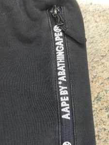 AAPE Jogger Pants Black Ape Head Logo