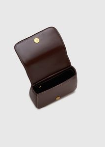 Miraggio Brown Leather Crossbody Bag