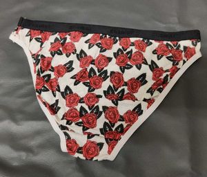 Women's Rose Print Briefs