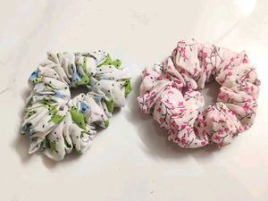 Floral Scrunchies 🌸✨ Soft & Trendy