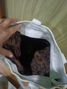 Imported heavy leather Tote Bag