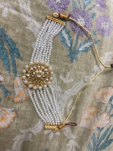Brand New Necklace Set White Colour Only @200