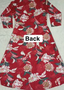 Red Floral Printed Co-Ord Set