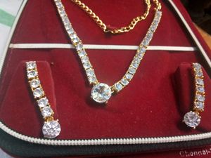 New Unused Stone Jewellery Set