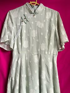 Elegant Pastel Floral Dress