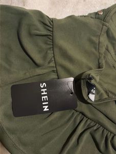 Olive Green Studded Halter Top