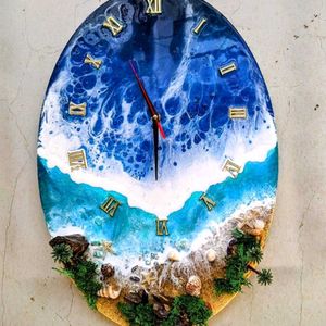 Beach Theme Resin Wall Clock