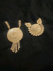 Heart Necklace &amp; Earring Set