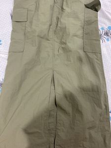 Stylish Olive Green cargo skirt