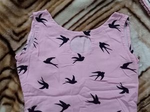 Pink Suit Set With Plazo And Dupatta