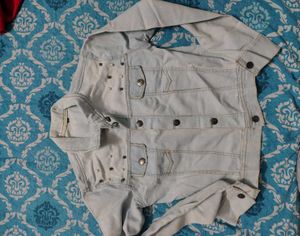 Pearl Embellished Denim Jacket