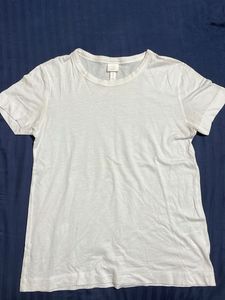 H&M Classic White Crew Neck T-Shirt