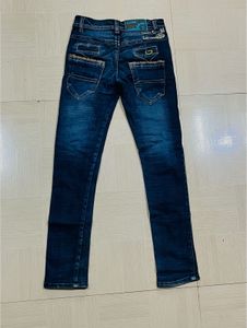 Kids Premium Dark Slim-Fit Denim Jeans