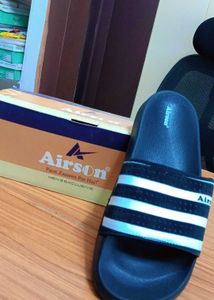 Airson Men's Striped Slides