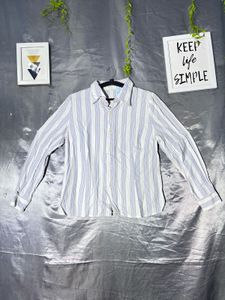 Classic Striped Button-Up Shirt