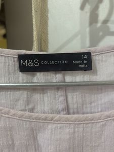 M&amp;S lavender top 14 size in good condition