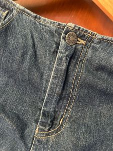 Vintage Suzans Denim Midi Skirt